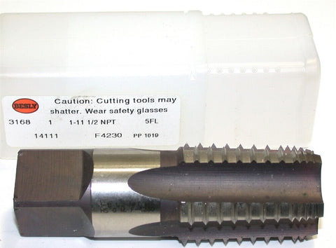 Besly 1"-11 1/2 NPT 5 Flute 3168 Taper Pipe Tap 14111 New