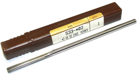 Houston Cutting Tools .223" Straight Shank HSS Chucking Reamer 533-#02
