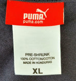 Puma Men's Graphic Navy Short Sleeve Shirt Size X-Large