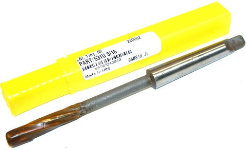 Lavallee & Ide 5/16" #1 Morse Taper Shank Spiral Chucking Reamer 531U