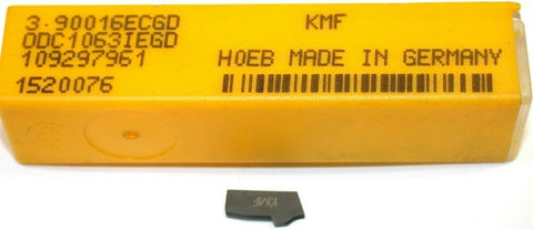 Lot of 6 New Kennametal .063" Milling Slotting Cutter Inserts ODC1063IEGD KMF