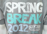 Anvil Men's Ron Jon Surf Shop Spring Break 2012 Key West Gray Shirt Size L