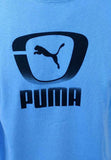 Puma Men's Blue Short Sleeve Shirt Size Medium