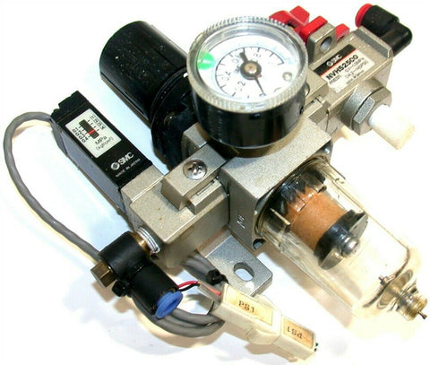 SMC Air Regulator Filter Lock-out Pressure Switch 1/8" NPT Assembly AW2000