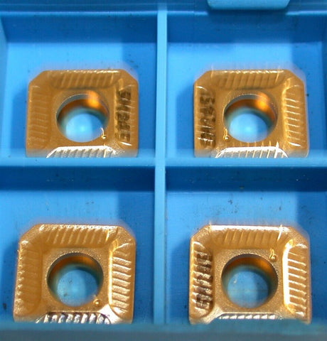 Lot of 4 New Valenite Indexable Milling Carbide Inserts SEET-42-AFER SM245