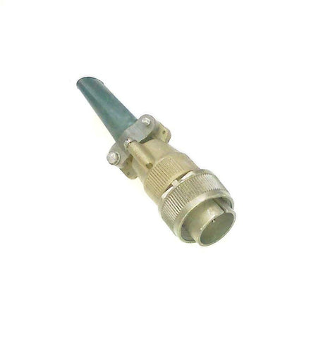 New Cannon  MS3106E18-12P  Circular 6-Pin Straight Connector W/Boot