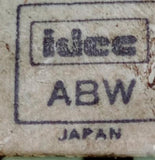 IDEC ABW Black Pushbutton Switch W/ 2x TW-C10 Contact Blocks 600VAC 10A