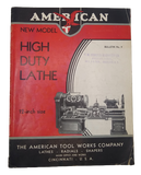 American Tool Works Co. - High Duty Lathes Catalog
