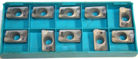 Lot of 10 New Ingersoll Carbide Milling Inserts APKT160416R IN40P