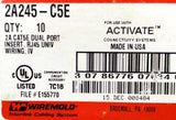 Wiremold 2A245-C5E Cat 5e RJ45 Universal Dual Port Insert Ivory - Box of 10