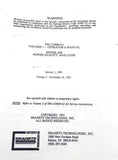 Dranetz Model 658 Power Quality Analyzer Operator's Manual