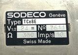 Sodeco Geneve Type TCe8E 8-Digit Counter 24 Volts 350 Ohms