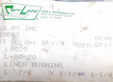 Carr Lane L-80-20 Liner Bushing 7/8" x 1-1/4" x 1-1/4"