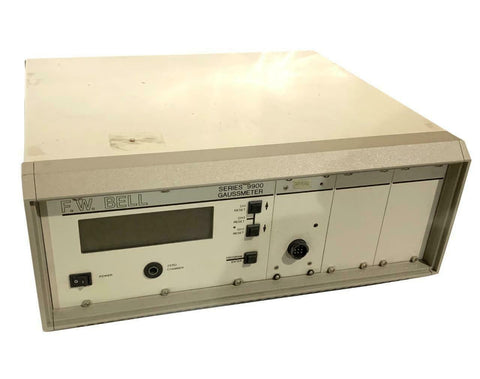 F.W. Bell Series 9900 GS-10006 Gaussmeter W/ 2 Modules 115/230 VAC @ 2/1 Amps