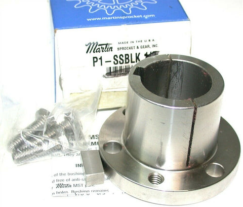 Up to 6 New Martin MST Sprocket Split Bushing 1 3/8" Bore P1-SSBLK 1 3/8"