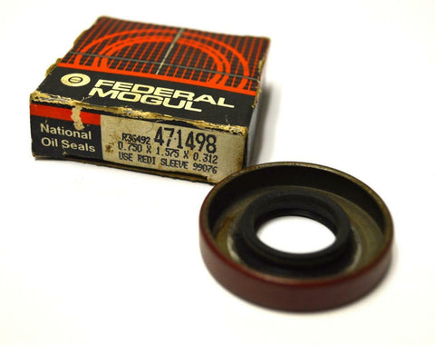 NEW FEDERAL MOGUL 471498 OIL SEAL .750"  X 1.575" X .312"