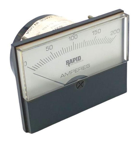 CMI Modutec RP-2S-DMV-050-HG1062 Custom Rapid Power Ampmeter Panel Meter 0-200A