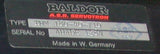 Baldor ASR  THM 180-40-710  Servotron  Transistor Servodriver Controller