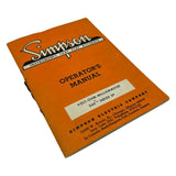 Simpson Model 260 - Series 5P Volt-Ohm-Milliammeter Operator's Manual