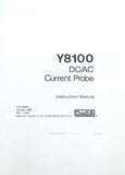 Fluke Model Y8100 DC/AC Current Probe Instruction Manual