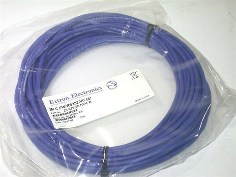 Up to 6 Extron MLC PW/RS-232/VC cable assemblies 26-626-50