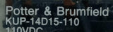 Potter & Brumfield KUP-14D15-110 11-Pin Power Relay 10A 110VDC 3 PDT 240VAC