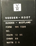 VEEDER-ROOT WH 7286 COUNTER MODULE 12 VDC 2.5 WATTS 58 OHMS
