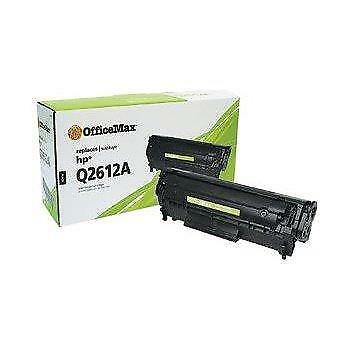 NEW OFFICE MAX HP Q2612A BLACK LASER TONER CARTRIDGE