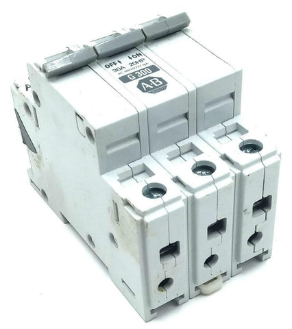 Allen-Bradley 1492-CB3 3 Pole Circuit Breaker 30A 277V 3Ph.