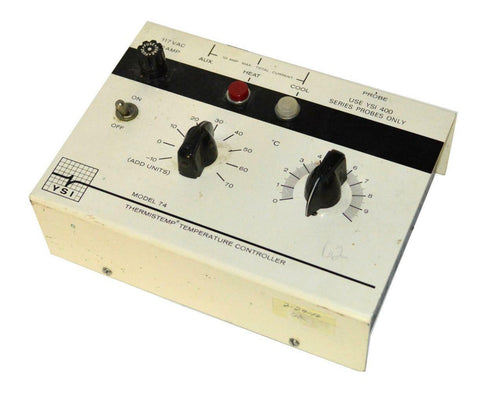 YSI 74 THERMISTEMP TEMPERATURE CONTROLLER -10-70°C 10 AMPS