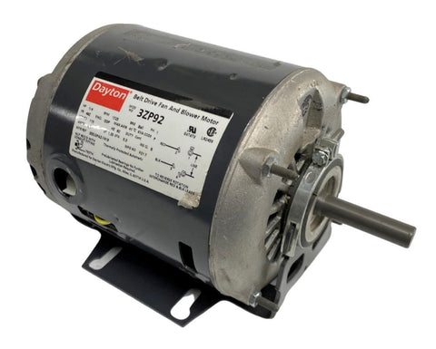 Dayton 3ZP92 Blower Motor 1/4 HP 1725 RPM 115V 1 Phase