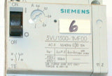 SIEMENS MOTOR OVERLOAD RELAY W/AUXILIARY CONTACT BLOCK  MODEL 3VU1300-1MF00