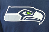 Nike Dri-Fit Men's Seattle Seahawks Football Navy Short Sleeve Shirt Size Large