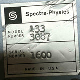 Spectra Physics 233 Laser Exciter with 133-3087 Laser - SOLD AS IS