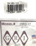 Lot of (7) GRI 20RS-12-W 1/2" + Gap Short Press Fit Recessed Magnetic Switch Set