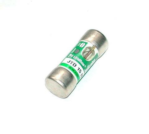 Littelfuse JTD 15 ID  Indicator Time Delay Fuse 15 Amp 600 Vac