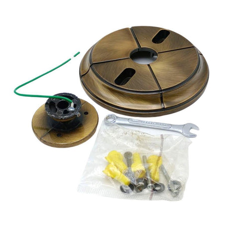 Casablanca LCS-4 Low Ceiling Brass Adaptor Kit Raises Fan 3-3/4" Max Clearance