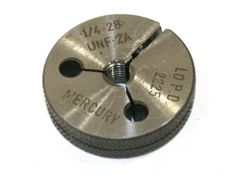 MERCURY LO THREAD RING GAGE 1/4"-28 UNF-2A