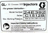 Graco 24E392 Injector 1/4" NPT 3500 PSI
