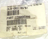 New Raymond  116000399  Forklift Steel Hydraulic Line