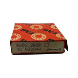 FAG 6201 2RSR C3 Deep Groove Ball Bearing 12mm x 32mm x 10mm