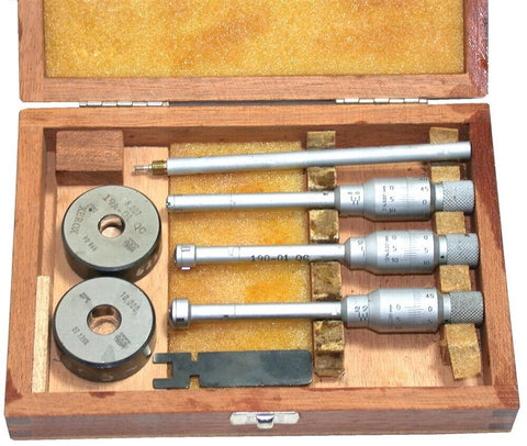 Tesa 3 PC Intrimik Inside Bore .001mm Micrometer Set 8mm to 12mm