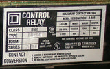 2 SQUARE D CONTROL RELAYS 110/120 VAC  MODEL 8501L0-40