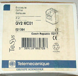 NEW TELEMECANIQUE ENCLOSURE WHITE/GRAY   MODEL GV2MC01