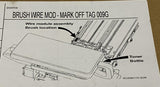 Xerox 801K28000 Brush Wire Mod Mark Off Tag 009G Genuine OEM