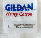 Gildan Men's Beastie Boys Front/Back Graphic White Short Sleeve Shirt Size Large