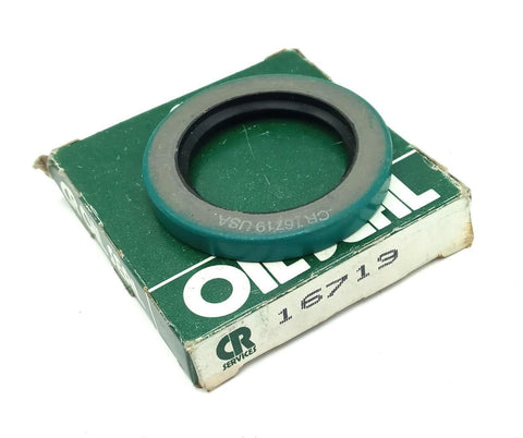 Lot of (2) Chicago Rawhide 16719 Single Lip Oil Seal 1.688" x 2.5" x .313" NBR