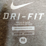 Nike Dri-Fit Men's Seattle Seahawks NFL Football Gray Short Sleeve Shirt Size M