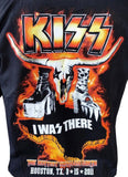 Alstyle Men's Kiss I Was There Houston Texas 2011 Concert Black Shirt Size Large