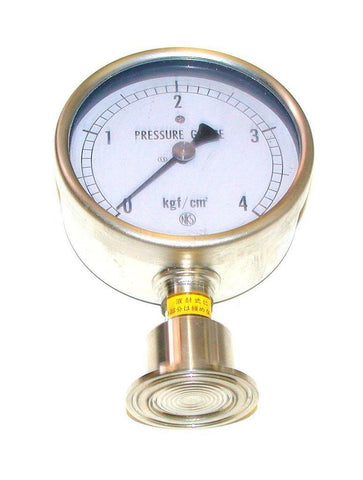 NEW NKS PRESSURE GAUGE 4" DIAMETER  KGF/CM2
